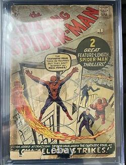 1963 Marvel Amazing SPIDER-MAN #1 CGC. 5 1ST APP. OF CHAMELEON Cream / Off-White