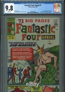 1963 Marvel The Fantastic Four Annual #1 1st Krang & Lady Dorma Cgc 9.8 White