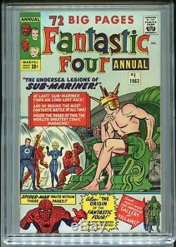 1963 Marvel The Fantastic Four Annual #1 1st Krang & Lady Dorma Cgc 9.8 White