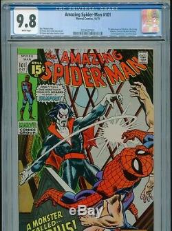 1971 Marvel The Amazing Spider-man #101 1st Appearance Morbius Cgc 9.8 White