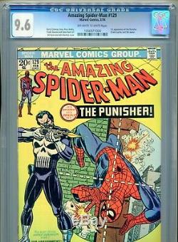 1974 Marvel The Amazing Spider-man #129 1st Appearance Punisher Cgc 9.6 White