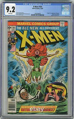 1976 X-Men 101 CGC 9.2 1st Phoenix White Pages