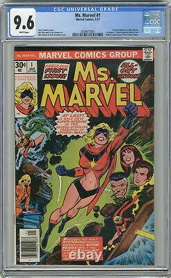 1977 Ms Marvel 1 CGC 9.6 White Pages