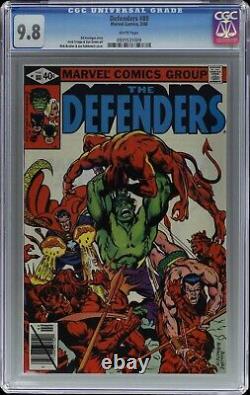 1980 Marvel The Defenders #80 CGC 9.8 White Pages