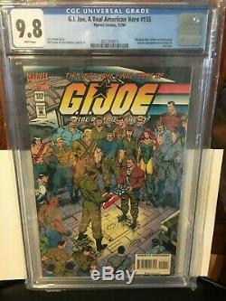 1982 Marvel 1st Series GI G. I. Joe #155 1994 Last Issue RARE CGC 9.8 White Pages