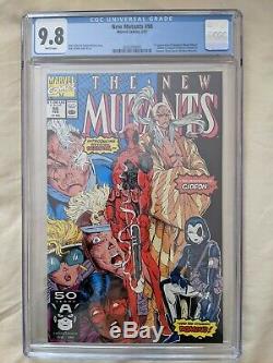 1991 New Mutants #98 CGC 9.8 Newstand White Pages