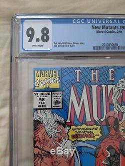1991 New Mutants #98 CGC 9.8 Newstand White Pages