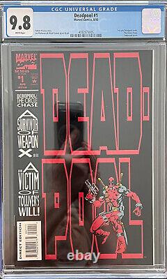 1993- Marvel Comics- Deadpool # 1-1st Solo Comic- Cgc Graded 9.8 White Pages