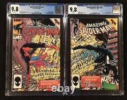 AMAZING SPIDER-MAN 268 + WEB Of SPIDER-MAN 6 CGC 9.8 White Pages JOHN BYRNE