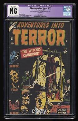Adventures Into Terror #27 CGC CV 0.1 Cream To Off White (Restored) Marvel 1954