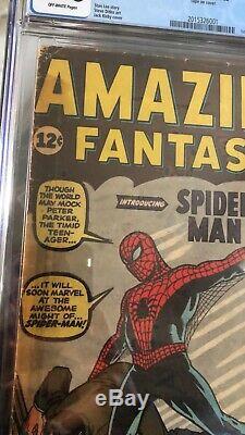 Amazing Fantasy #15 CGC 2.0 First Appearance Of Spider-man EVER! OFF-WHITE PAGES
