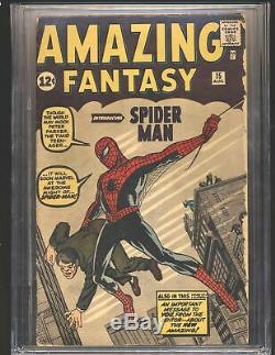 Amazing Fantasy 15 CGC 3.5 Off-White Pages 1st Appearance of Spider-Man