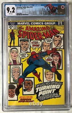 Amazing Spider-Man #121 Death of Gwen Stacy CGC 9.2 + White pages