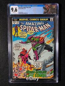 Amazing Spider-Man #122 CGC 9.6 (1973) Death of the Green Goblin WHITE pgs