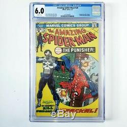 Amazing Spider-Man #129 CGC 6.0 FN Off-White Pages 1st Appearance Punisher 1974