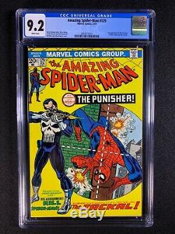 Amazing Spider-Man #129 CGC 9.2 (1974) 1st app of the Punisher WHITE PAGES