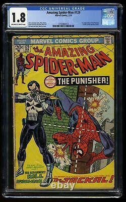 Amazing Spider-Man #129 CGC GD- 1.8 Off White to White 1st Punisher