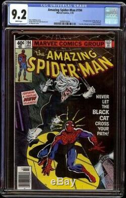 Amazing Spider-Man # 194 CGC 9.2 White (Marvel, 1979) 1st appearance Black Cat