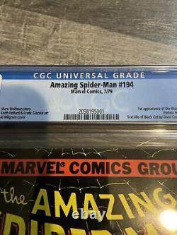 Amazing Spider-Man # 194 CGC 9.6 White (Marvel, 1979) 1st appearance Black Cat