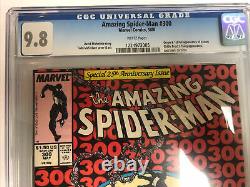 Amazing Spider-Man (1988) # 300 (CGC 9.8 White Pages) 1st Full Venom App Eddie