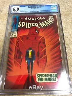 Amazing Spider-Man (1st Series) #50 1967 CGC 6.0 White Pages