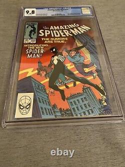 Amazing Spider Man 252 CGC 9.8 First Appearance of Black Costume WHITE PAGES