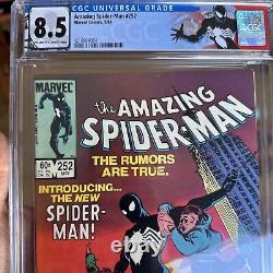 Amazing Spider-Man #252 Marvel 1984 CGC 8.5 White 1st appearance Black Suit