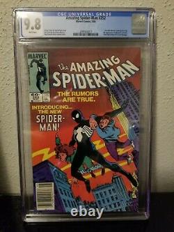 Amazing Spider-Man 252 NEWSSTAND EDITION! CGC 9.8! White Pages