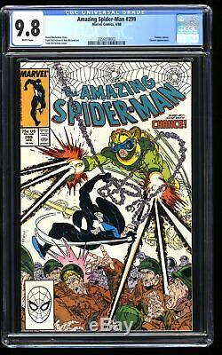 Amazing Spider-Man #299 CGC NM/M 9.8 White Pages 1st Venom Cameo