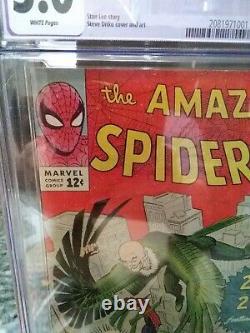 Amazing Spider-Man #2 CGC 5.0Marvel 1963 1st Vulture! Key Silver! White pages