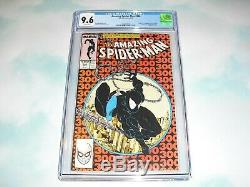Amazing Spider-Man #300 CGC 9.6 with WHITE PAGES 1988! 1st Venom not CBCS