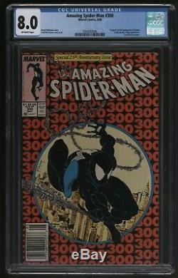 Amazing Spider-Man 300 Marvel Comics CGC VFN Great off white pages Venom origin