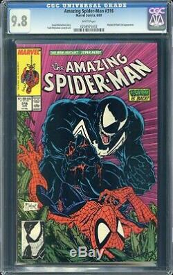 Amazing Spider-Man #316 CGC 9.8 WHITE Pages Venom & Black Cat appearance
