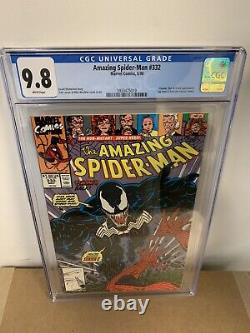 Amazing Spider-Man # 332 CGC 9.8 White (Marvel, 1990) Venom cover