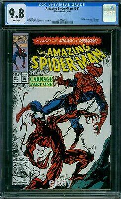 Amazing Spider-Man 361 CGC 9.8 White Pages