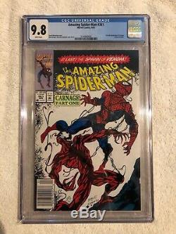 Amazing Spider-Man 361 and 362 CGC 9.8 NEWSSTAND White Pages