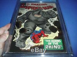 Amazing Spider-Man #41 CGC 8.0 with WHITE PAGES from 1966! 1st app Rhino not CBCS