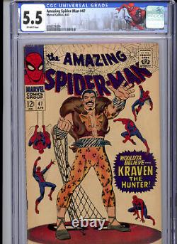 Amazing Spider-Man #47 (1967) Marvel CGC 5.5 Off-White
