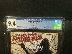 Amazing Spider-Man #4 CGC 9.4 Ramos 110 Variant (WHITE Pages) First Silk RARE