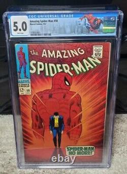 Amazing Spider-Man #50 CGC 5.0 1st Appearance of The Kingpin Marvel White Pages