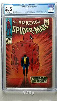 Amazing Spider-Man #50 CGC 5.5 Fine- 1st Appearance Kingpin WHITE