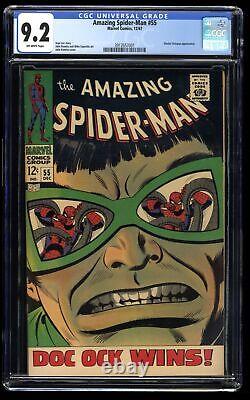 Amazing Spider-Man #55 CGC NM- 9.2 Off White Doc Ock! Marvel 1967