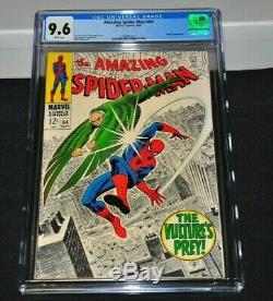 Amazing Spider-Man 64 CGC 9.6 White Pages 1968 Vulture