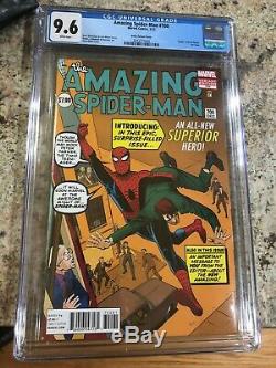 Amazing Spider-Man #700 CGC 9.6 Ditko variant cover (white pages)