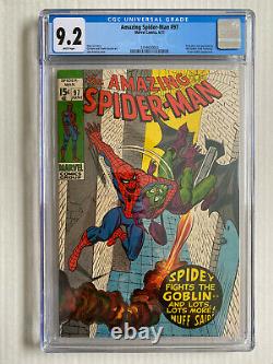 Amazing Spider-Man #97 CGC 9.2 White Pages! Drug Issue Not CCA Approved 1971