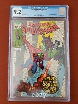 Amazing Spider-Man #97 CGC 9.2 White Pages! Drug Issue Not CCA Approved 1971