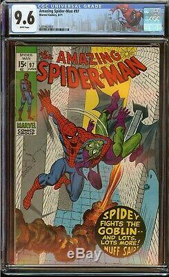 Amazing Spider-Man #97 CGC 9.6 Drug Story not approved WHITE PAGES 1971