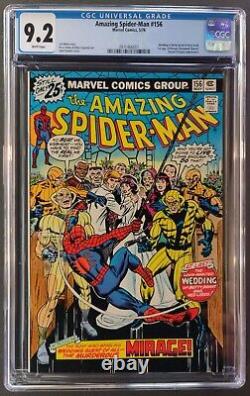 Amazing Spider-man #156 Cgc 9.2 White Pages Marvel Comics 1976 Mirage Doc Ock