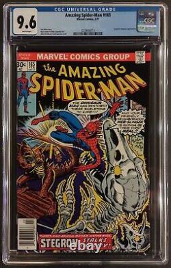 Amazing Spider-man #165 Cgc 9.6 White Pages Marvel Comics Feb 1977 Lizard App