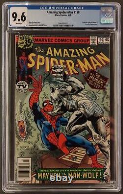 Amazing Spider-man #190 Cgc 9.6 White Pages Marvel Comics March 1979 Man-wolf